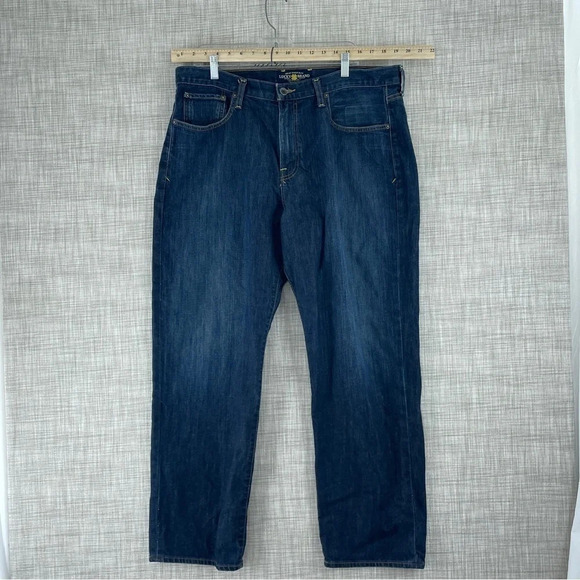 Lucky Brand 329 straight Jeans Mens Size 38x30 blue 2804 - Picture 1 of 11